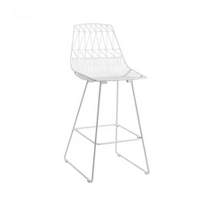 White Mod Stool